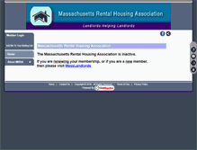 Tablet Screenshot of massrha.com